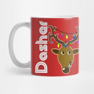 Family Christmas Photo "Dasher" Design Mug